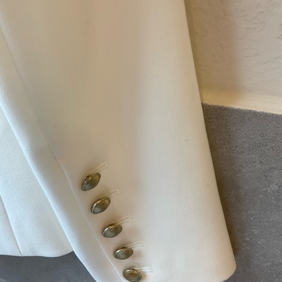 L'AGENCE  White Blazer size 6 - Picture 9 of 9